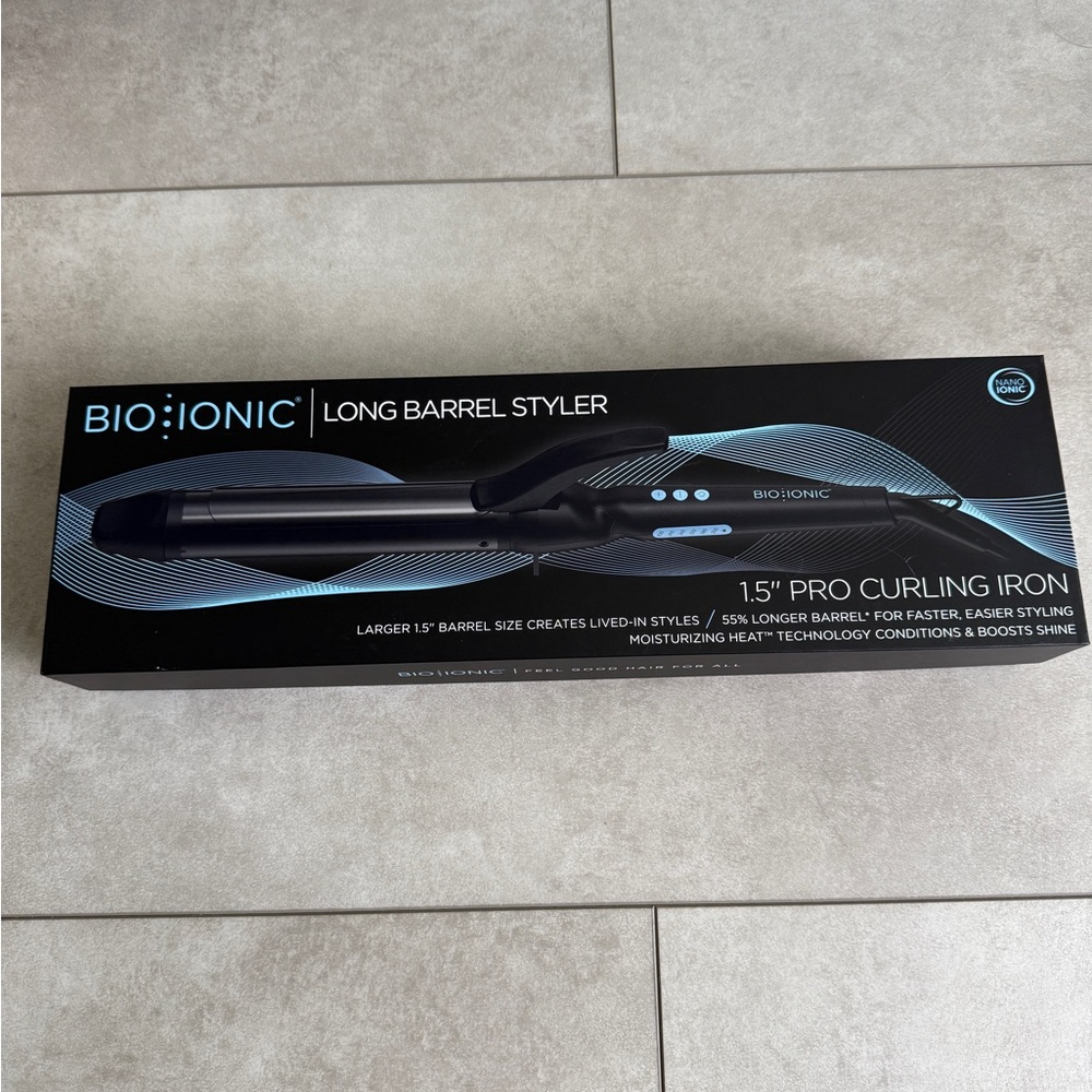 Bio Ionic Long Barrel Styler Curling Iron